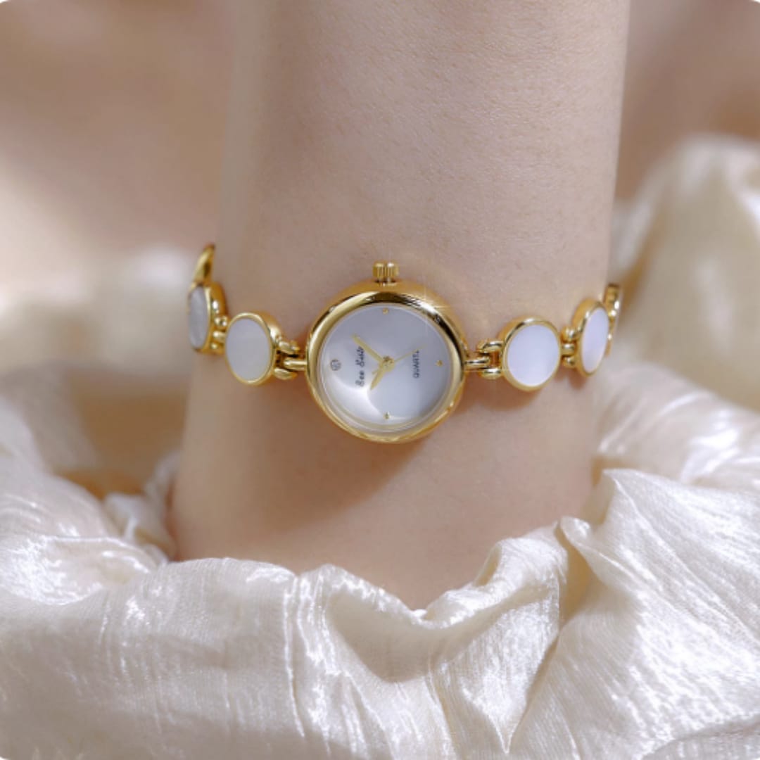 The Aurora Shell Bracelet Watch