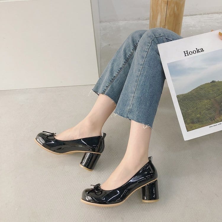 Bow Charm Heels - Image 7