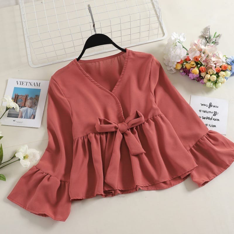The Bowtie Cropped Shirt - Image 6