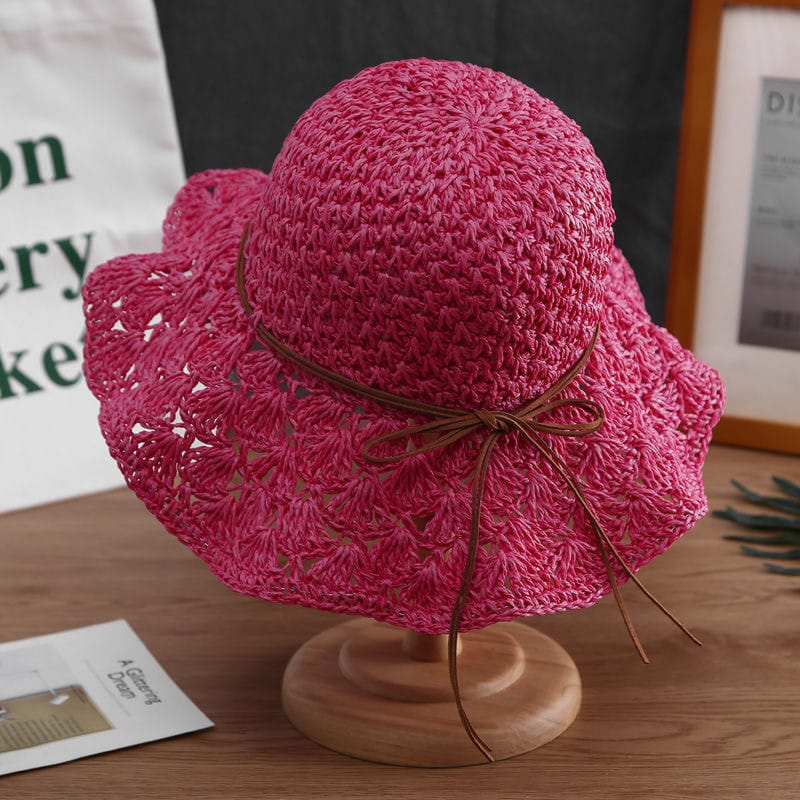 Boho Raffia Hat - قبعة بوهو رافيا - Image 5