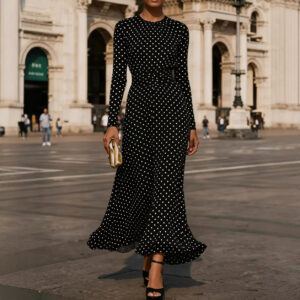 Classic Polka Dress - فستان البولكا الكلاسيكي