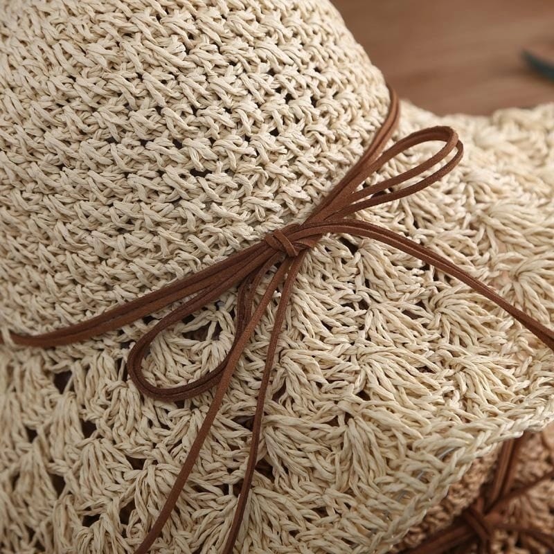 Boho Raffia Hat - قبعة بوهو رافيا - Image 6