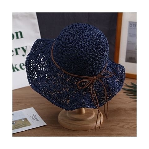 Boho Raffia Hat - قبعة بوهو رافيا - Image 3