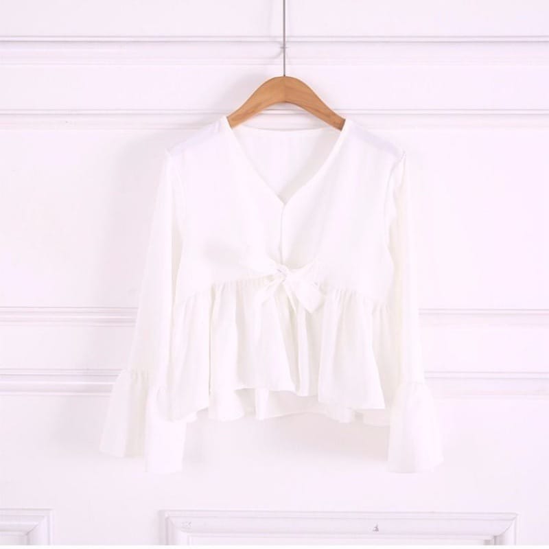 The Bowtie Cropped Shirt - Image 2