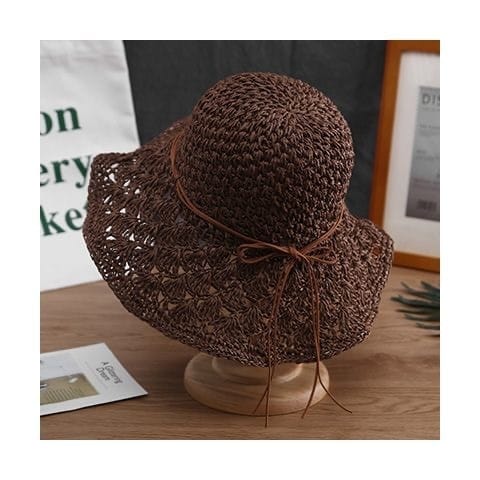 Boho Raffia Hat - قبعة بوهو رافيا - Image 7