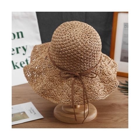 Boho Raffia Hat - قبعة بوهو رافيا - Image 2