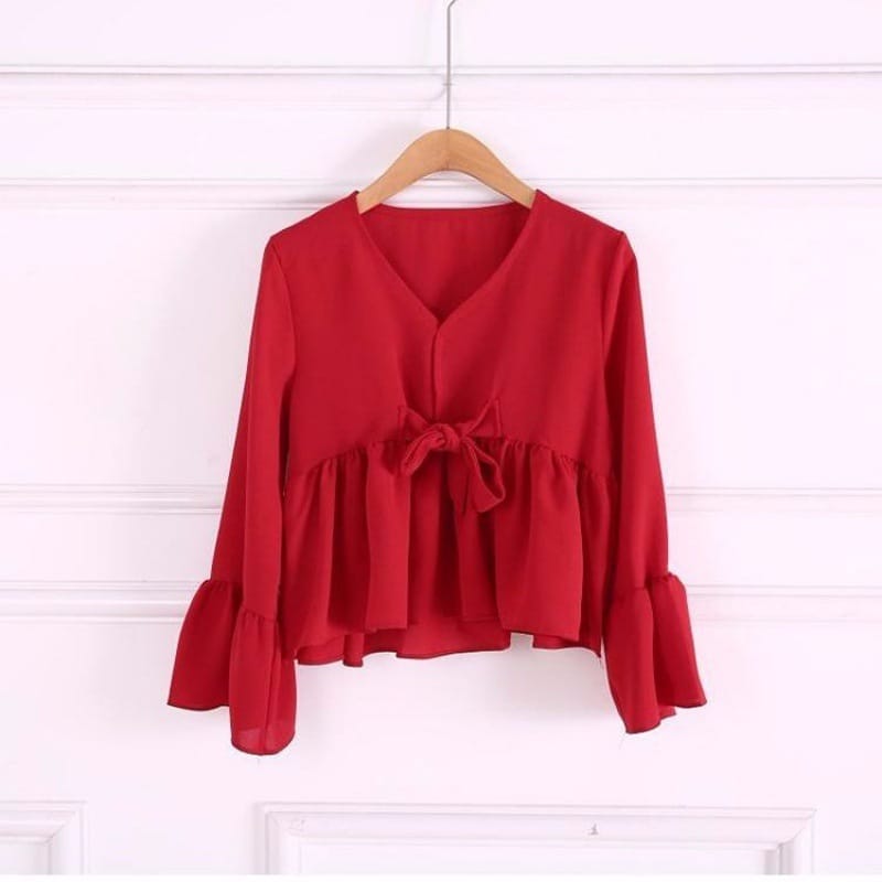 The Bowtie Cropped Shirt - Image 4