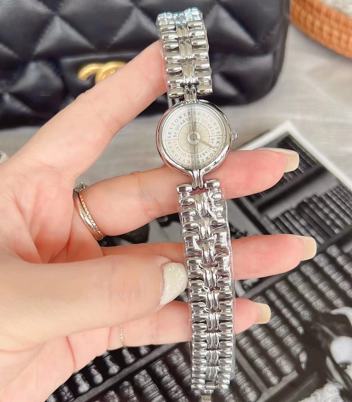 Argento Modern Openwork Watch - Image 8