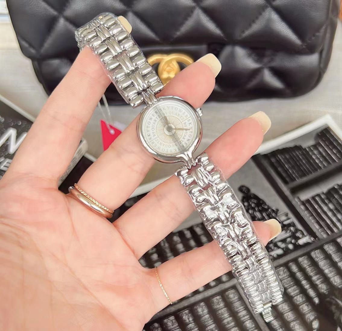 Argento Modern Openwork Watch - Image 10