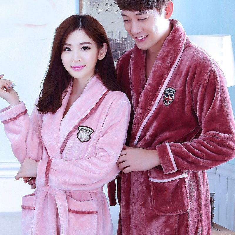 Bird of love bathrobe-fleece - Image 6