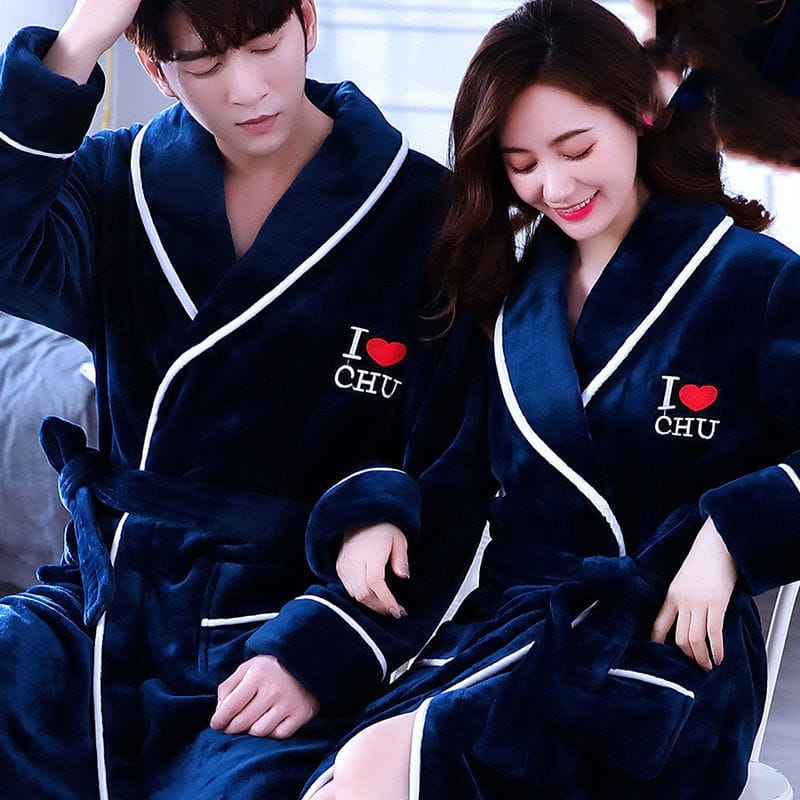 Bird of love bathrobe-fleece - Image 3