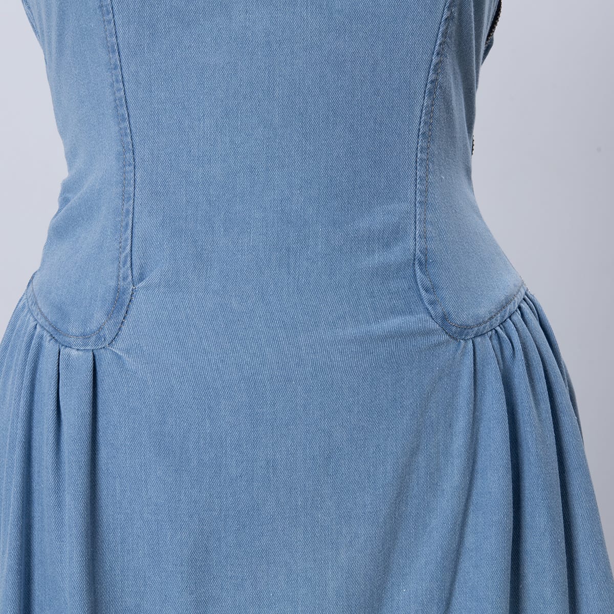 Gia Denim strappy Dress - Image 8