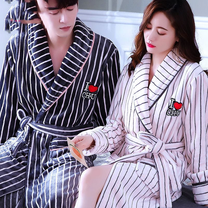 Bird of love bathrobe-fleece - Image 5